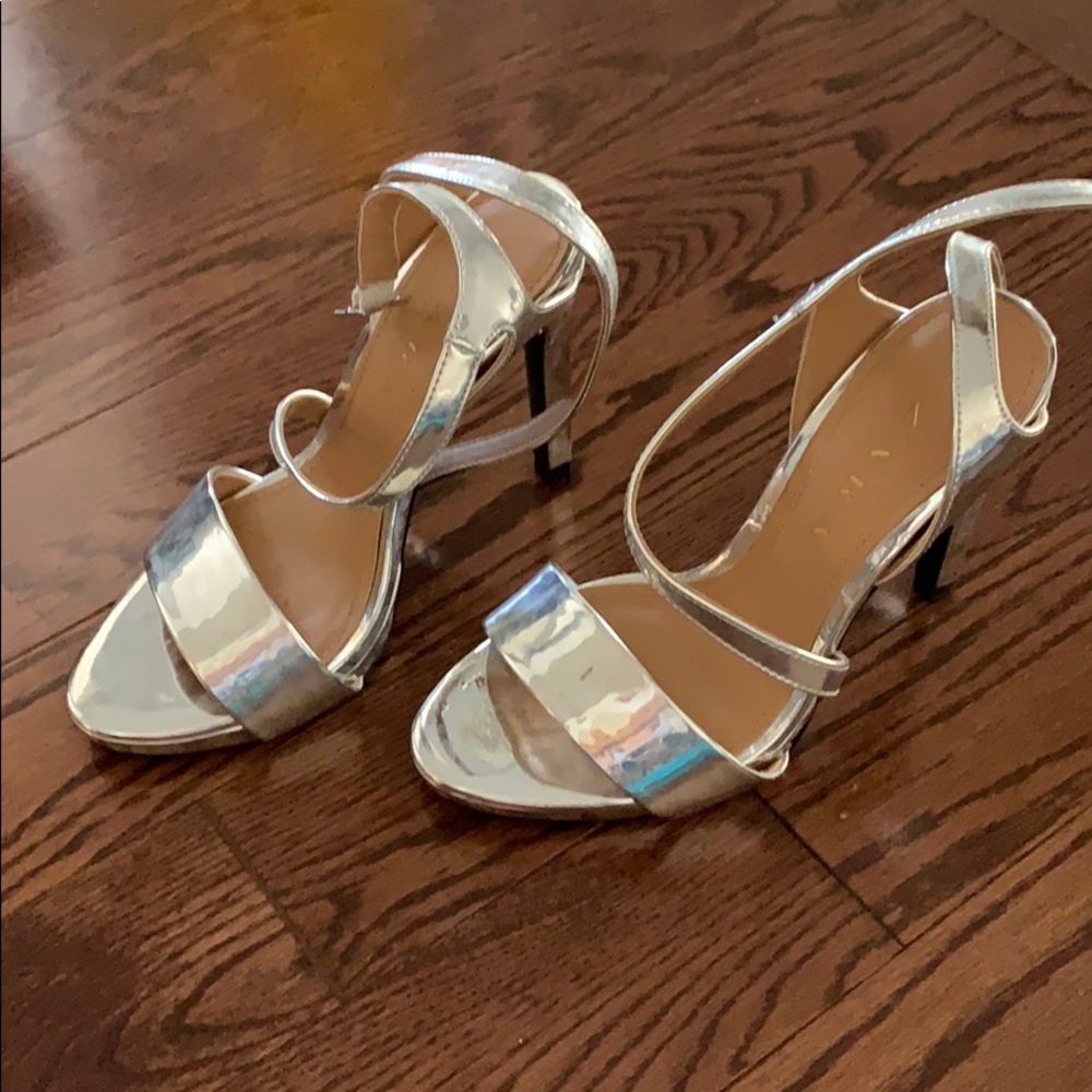 Silver heels